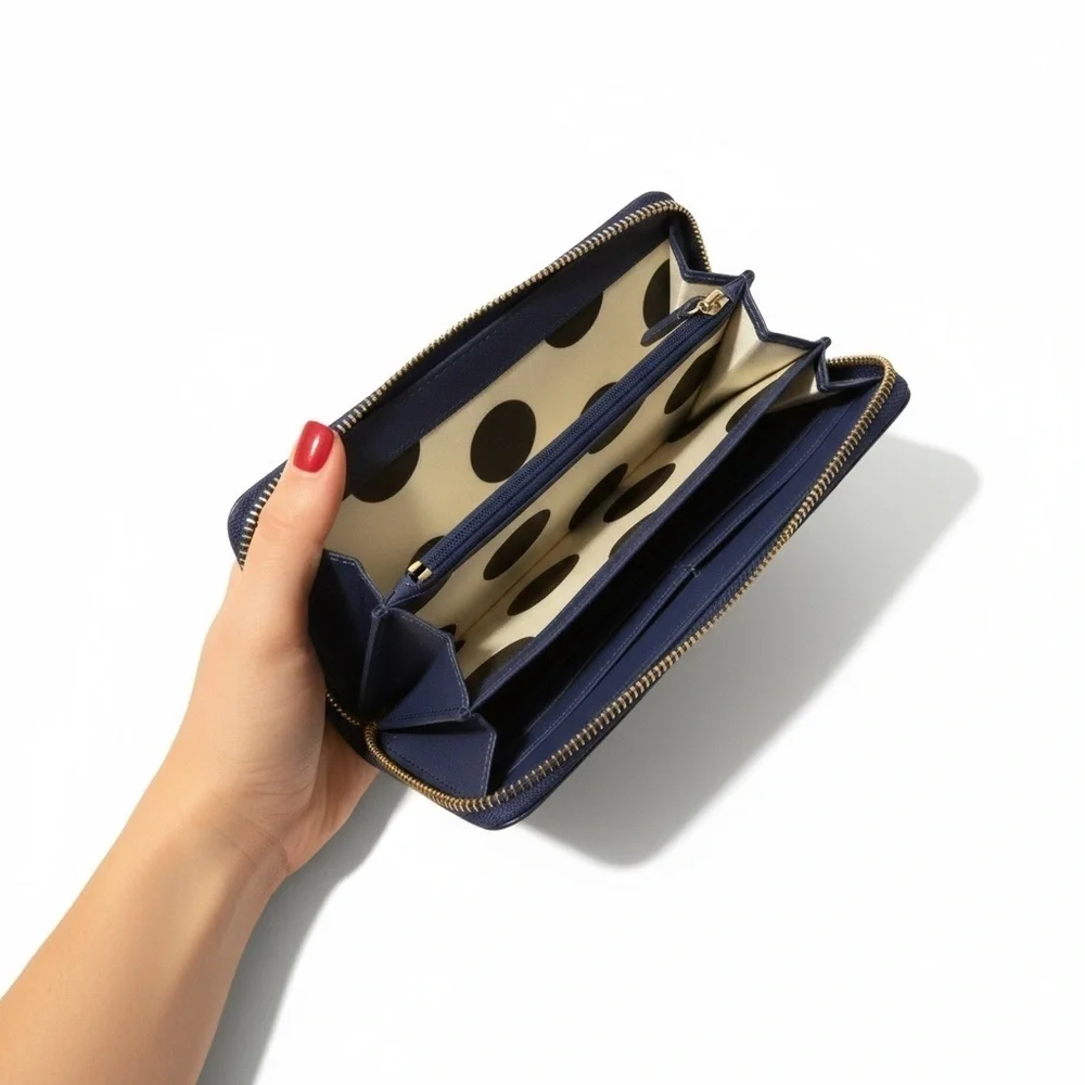 KATE SPADE Blue and Black Wallet